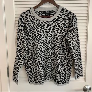 Leopard print sweater